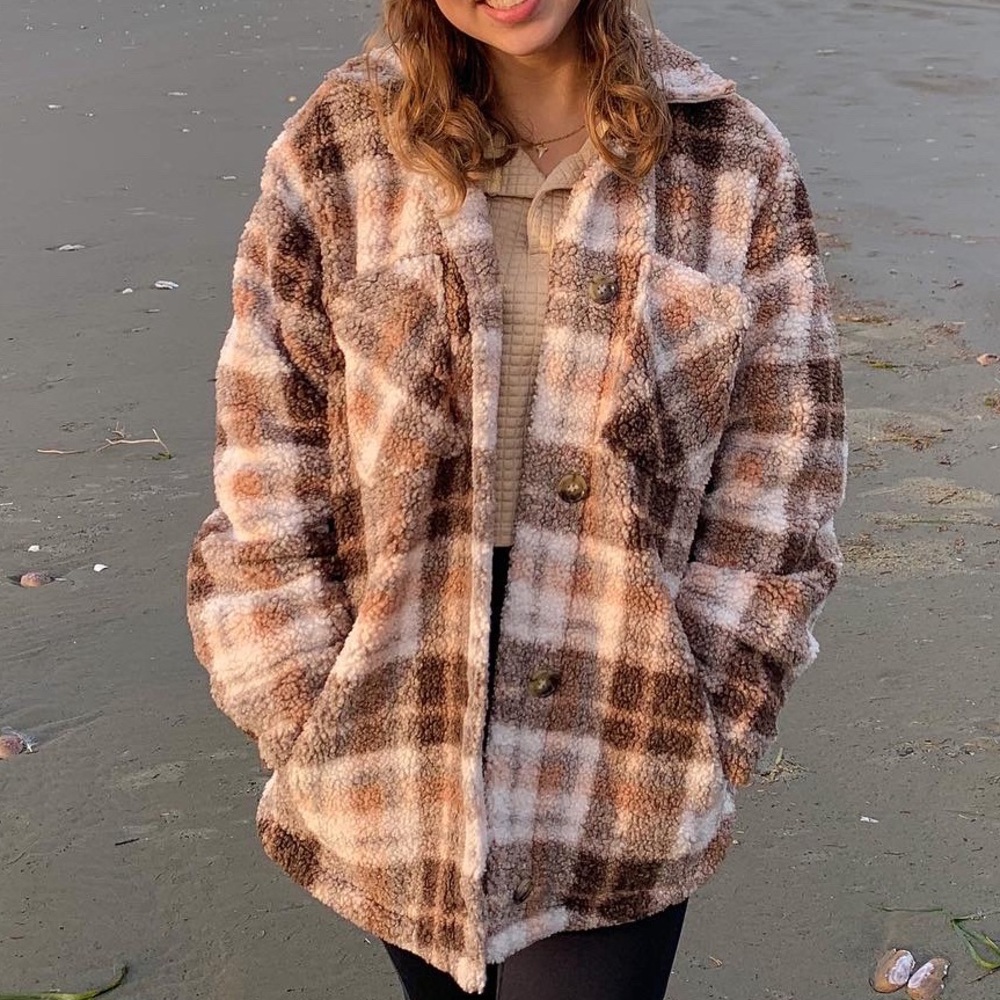 Hollister Plaid Jacket